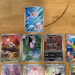 Pokemon TCG Illustration Rare & Full Art Card Lot Of 16 near mint - Image 3