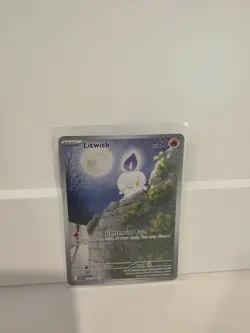 Pokemon TCG Litwick White Flare Illustration Rare Card 101/086 NM/M Condition - Image 1