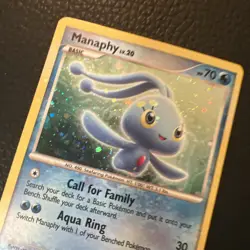 Pokemon TCG Diamond & Pearl Manaphy DPBP#529 Cosmos Holo Trainer Kit 2007 LP * - Image 3