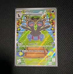 ~IR~ Zweilous 147/086 SV White Flare 110 HP Pokemon TCG ENG 2025 Holo - Image 1