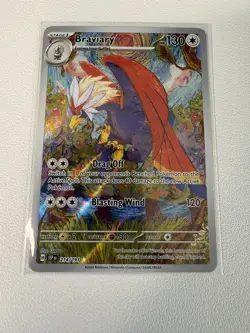Pokemon TCG Braviary Full Art Surging Sparks Card 214/191 Near Mint Pack Fresh - Image 1