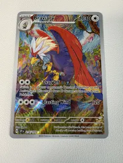 Pokemon TCG Braviary Full Art Surging Sparks Card 214/191 Near Mint Pack Fresh - Image 2