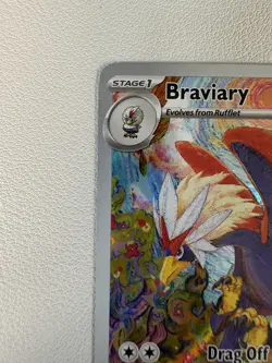 Pokemon TCG Braviary Full Art Surging Sparks Card 214/191 Near Mint Pack Fresh - Image 3