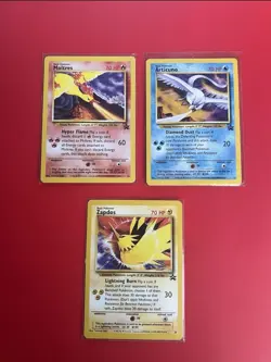 POKEMON ALL 3 Movie Promo Legendary Birds Moltres Articuno Zapdos WOTC LP - Image 1