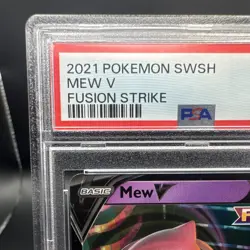 The Pokemon Company Mew V Swsh08: Fusion Strike 113/264 EN Holo Ultra Rare PSA 9 - Image 2