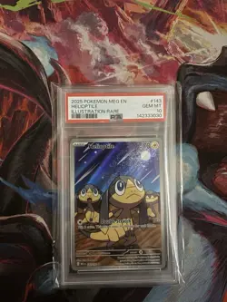 PSA 10 Helioptile Illustration Rare 143/132 Mega Evolution Pokemon - Image 1