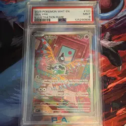 The Pokemon Company 2025 White Flare Sigilyph 121/086 IR Holo PSA 9 - Image 1