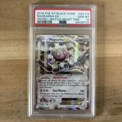 Pokemon X Y Black Star Promo XY175 Magearna EX Holo PSA 10 Battle Heart Tins - Image 1
