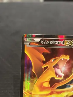 Pokemon TCG Charizard EX XY121 XY Promo Card English Light Play Condition - Image 2