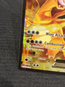 Pokemon TCG Charizard EX XY121 XY Promo Card English Light Play Condition - Image 4