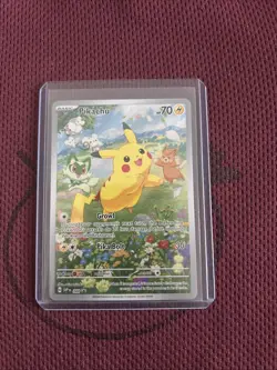 Pokemon Pikachu TCG SVP 88 Black Star Promo Holo Card Full Art, Near Mint/Mint - Image 1