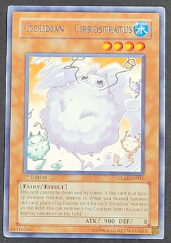 Yugioh TCG - Cloudian Cirrostratus - GLAS-EN011 - LP - Rare - 1st Edition - 2007 - Image 1