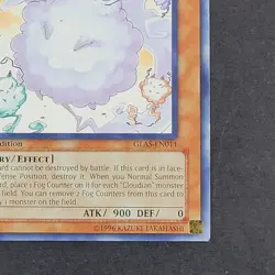 Yugioh TCG - Cloudian Cirrostratus - GLAS-EN011 - LP - Rare - 1st Edition - 2007 - Image 4