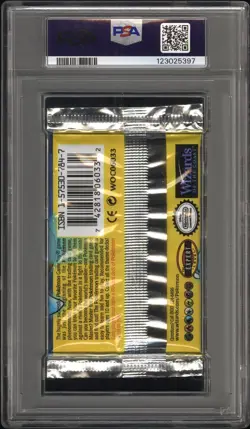 1999 Pokemon Base Set Unlimited Thick Font Blastoise Pack Sealed PSA 9 MINT - Image 3