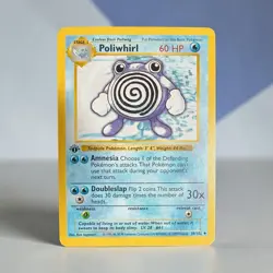 1999 Pokemon Poliwhirl 38/102 1st Edition Shadowless Base Set LP RAW Ungraded - Image 1