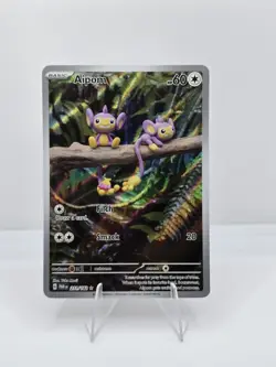 Pokemon TCG Aipom 211/182 SV04 Paradox Rift Illustration Rare Yuka Morii - Image 1