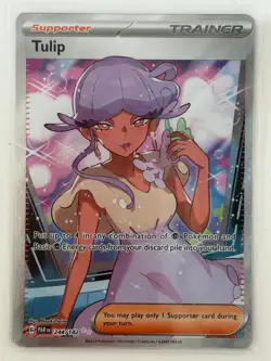 Tulip 244/182 SV04: Paradox Rift Ultra Rare Holo NM Pokemon Card - Image 1