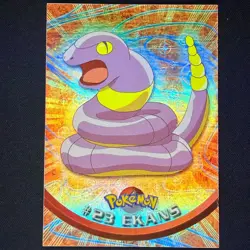 topps Pokemon TV Animation Edition Series 1 Rainbow Holo Foil #23 Ekans - Image 1