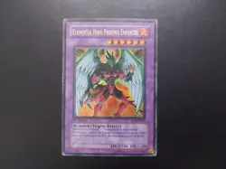 Yugioh - Elemental Hero Phoenix Enforcer EOJ-EN032 Ultra Rare 1st Edition - Image 1