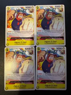 OP09-109 Jaguar.D.Saul One Piece Card Game Emperors In The New World x4 Playset - Image 1