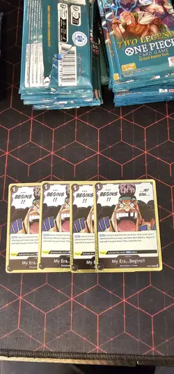 4X My Era...Begins!! OP09-096 R Emperors in the New World One Piece TCG Card - Image 1