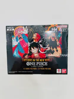 ONE PIECE EMPERORS IN THE NEW WORLD ENGLISH BOOSTER BOX OP-09 Mint New Sealed - Image 1