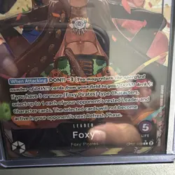 Foxy Alt Art Leader OP07-059 L 500 Years in the Future ONE PIECE ENGLISH NM/M - Image 3