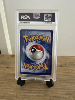 1999 Pokemon Fossil 1st Edition Gengar Holo #5 PSA 8 NM-MT WOTC Vintage - Image 2