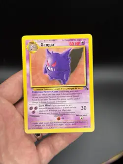 Gengar 20/62 Rare Fossil Pokemon Unlimited Lightly Played - Image 1