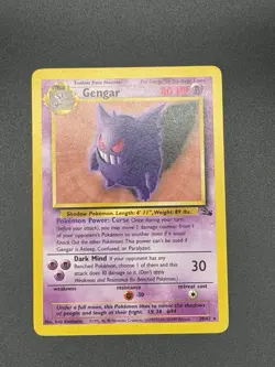 Gengar 20/62 Rare Fossil Pokemon Unlimited Lightly Played - Image 2