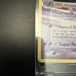 Pokemon Gengar TCG Card 5/92 EX Legend Maker Holo Rare - Image 2