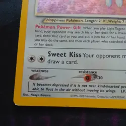 WOTC Pokemon Neo Destiny Light Togetic 15/105 Holo Rare vintage 2000 - Image 4