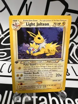 Light Jolteon [1st Edition] #48/105 NON HOLO Pokemon Neo Destiny MP - Image 1