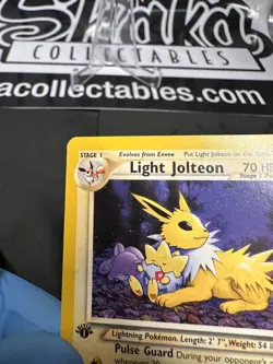 Light Jolteon [1st Edition] #48/105 NON HOLO Pokemon Neo Destiny MP - Image 5