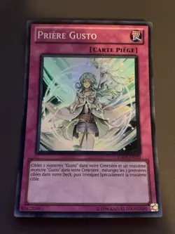 CARTE YU-GI-OH! PRIERE GUSTO HA05-FR059 NEUF/MINT FR - Image 1