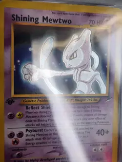 Pokemon TCG 1st Edition Shining Mewtwo Neo Destiny Holo PSA 1 *POP 18* - Image 3