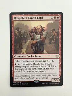 Hobgoblin Bandit Lord MTG Magic the Gathering Card NM Near Mint AFR - Image 1