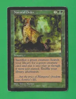1997 Magic the Gathering - Natural Order - Visions MTG - Image 1