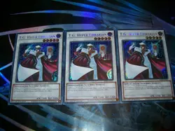 3x T.G. Hyper Librarian 1st Edition Secret Rare RA02-EN027 Yu-Gi-Oh! - Image 1