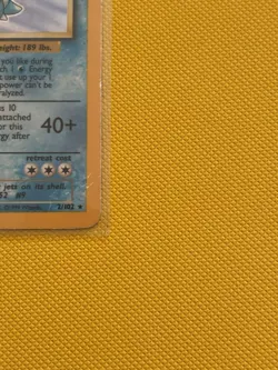 Wizards of the Coast Pokemon TCG Blastoise Base Set Holo 2/102 1999-LP/MP - Image 5