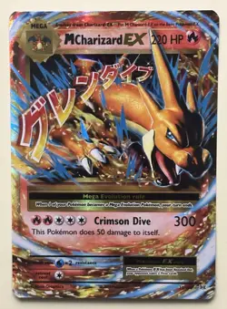 Pokemon TCG M Charizard EX 13/106 Evolutions Holo Ultra Rare English 2014 - Image 1