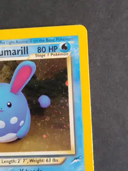 Pokemon TCG Light Azumarill Holo Card 13/105 Neo Destiny WOTC - Image 2