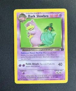 Dark Slowbro 29/82 Team Rocket Set Non Holo Rare Vintage Pokemon Card 1999 WOTC - Image 1