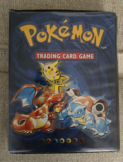 Pokemon TCG Base Set Unlimited 102-Card Binder Lot WotC 1999 English - Image 1