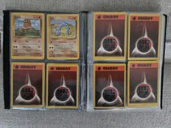 Pokemon TCG Base Set Unlimited 102-Card Binder Lot WotC 1999 English - Image 3