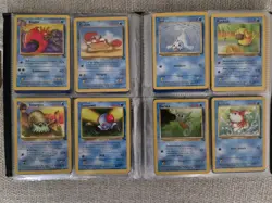 Pokemon TCG Base Set Unlimited 102-Card Binder Lot WotC 1999 English - Image 5