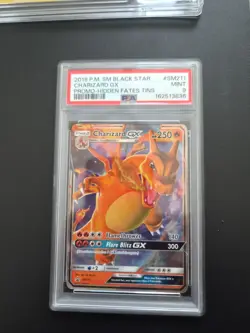 Pokemon TCG Charizard GX Sun & Moon SM211 Holo Promo PSA 9 MINT - Image 1
