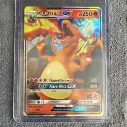 Charizard GX 9/68 Hidden Fates Holo Ultra Rare 250 HP English - Image 1