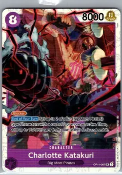 Charlotte Katakuri OP11-067 SR A Fist of Divine Speed - One Piece Card - NM - Image 1
