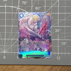 Sanji OP11-051 SR Alt Art A Fist of Divine Speed ONE PIECE Card NM English - Image 1